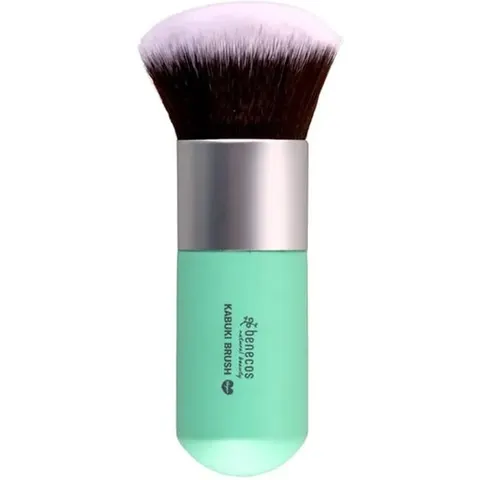 Benecos Brocha para Polvos Kabuki Menta – imagen 3