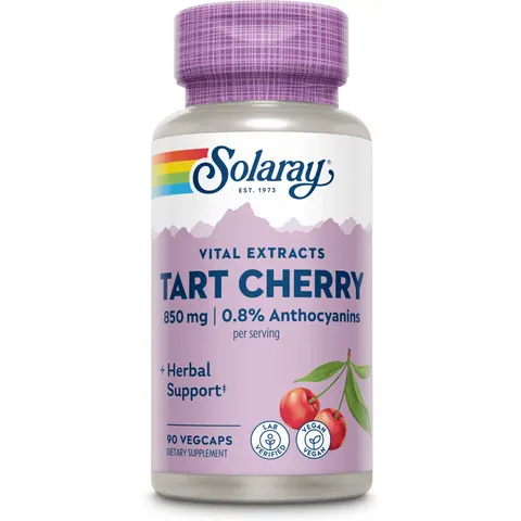 Solaray Tart Cherry 90 VCaps – imagen 2