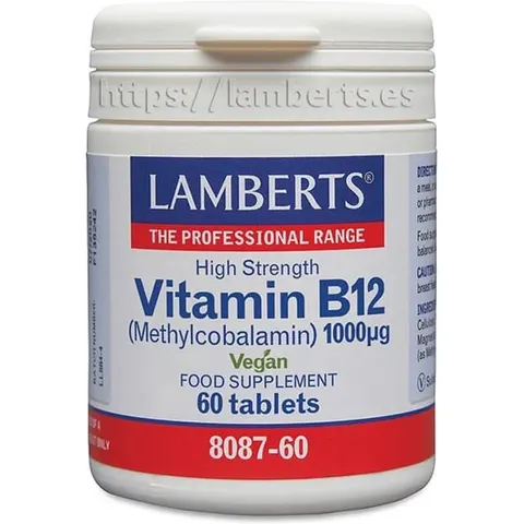 Lamberts VITAMINA B12 1000µg 60 Tabs – imagen 3