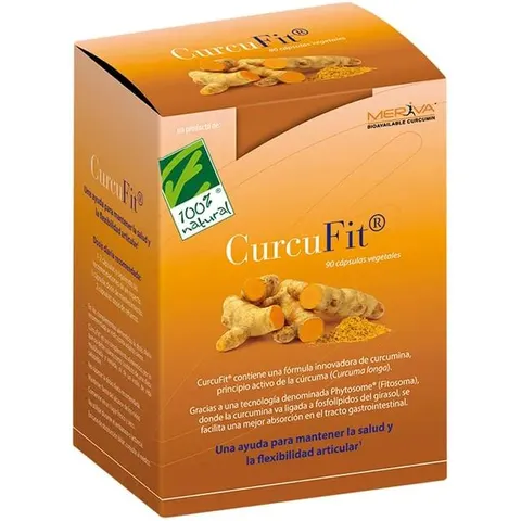 100% Natural CurcuFit 90 Cápsulas – imagen 4