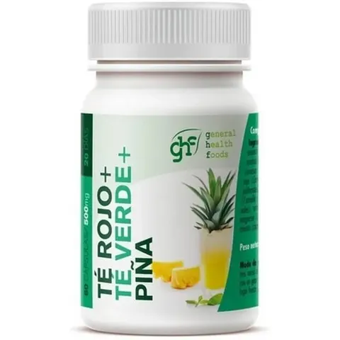 Ghf te verde+te rojo+piña 60cap. – imagen 4
