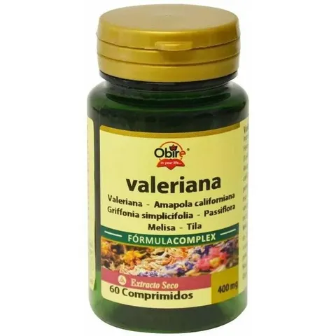 Obire Valeriana Complex 400 mg Extracto Seco 60 Comprimidos – imagen 2
