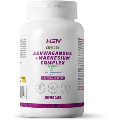 HSN Ashwagandha + Magnesio Complex 120 VCaps – imagen 2