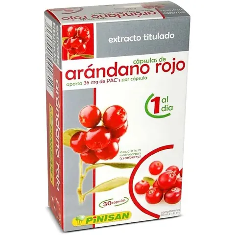 Pinisan ARANDANO ROJO 30 Caps – imagen 3