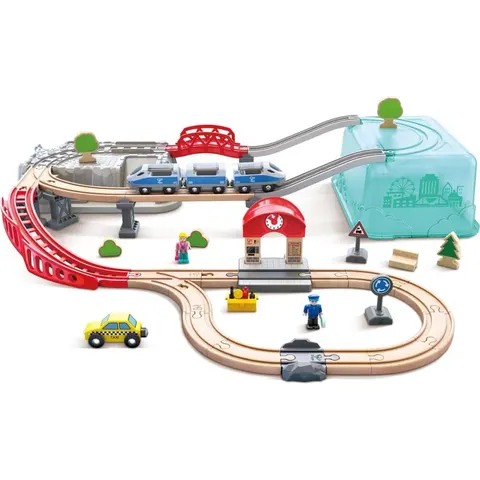 Hape Circuito tren cubo – imagen 3