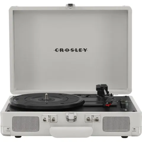 Crosley Tocadiscos portátil con bluetooth blanco – imagen 2