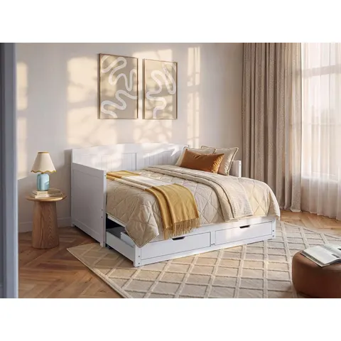 Unique Cama nido madera blanco – imagen 2