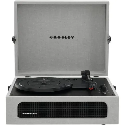 Crosley Tocadiscos portátil con bluetooth gris – 250719 – imagen 2