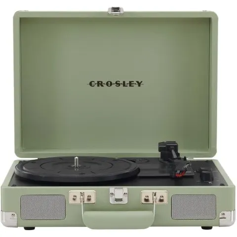 Crosley Tocadiscos portátil con bluetooth menta – imagen 2