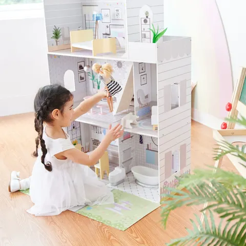 Teamson Casa de muñecas con accesorios 111.5 cm, multicolor – imagen 2