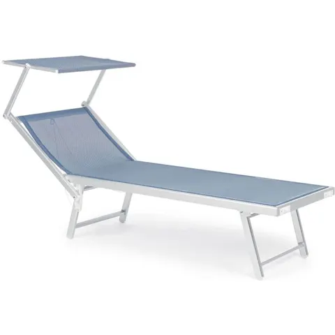 Bizzotto Tumbona aluminio azul – imagen 2