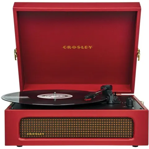 Crosley Tocadiscos portátil con bluetooth burdeos – imagen 2