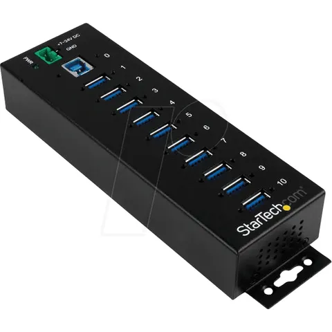 StarTech.com Concentrador Industrial USB 3.0 de 10 Puertos – imagen 3