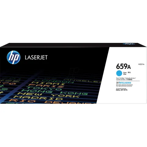 HP 659A (W2011A) toner cian – imagen 3