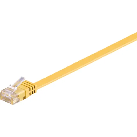 GOOBAY 96318 - Cable plano Cat.6a amarillo 2 m – imagen 2