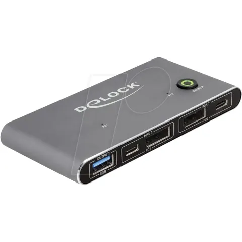DELOCK 18646 - 2-port KVM switch, DisplayPort – imagen 2