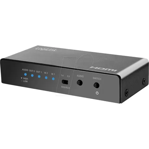 LOGILINK HD0039 - Conmutador HDMI Matrix 2x2 – imagen 2