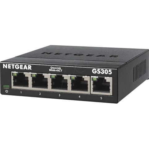 NETGEAR GS305 - Switch, 5 puertos, Gigabit Ethernet – imagen 2