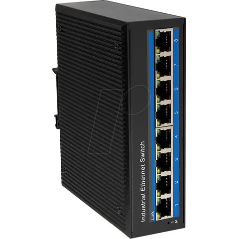 LOGILINK NS203 - Switch, 8 puertos, Gigabit Ethernet – imagen 2
