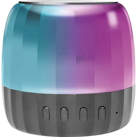 LOGILINK SP0064 - Altavoz, Bluetooth, RGB, negro – imagen 2
