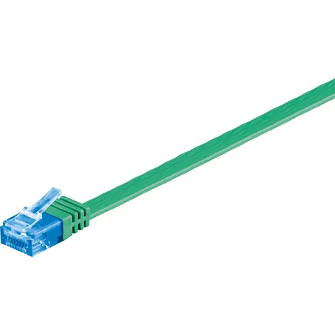 GOOBAY 96330 - Cable plano Cat.6a verde 3 m – imagen 2