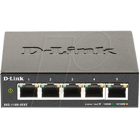 D-LINK DGS1105V2 - Switch, 5 puertos, Gigabit Ethernet – imagen 5