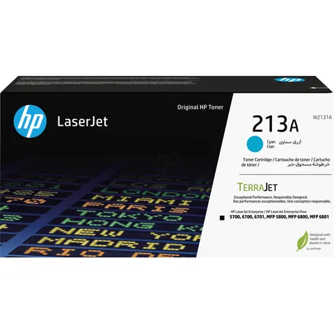 HP 213A (W2131A) toner cian – imagen 4