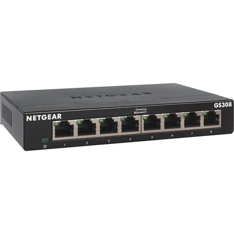 NETGEAR GS308 - Switch, 8 puertos, Gigabit Ethernet – imagen 3