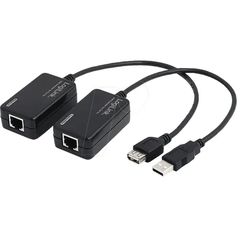 Extensor USB vía UTP RJ45 CAT5/6 (60 mts) - LOGILINK – imagen 3