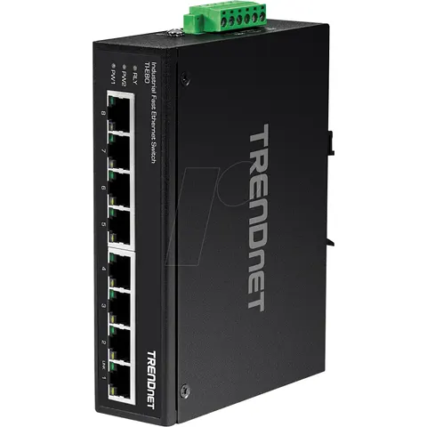 TRENDNET TRN TI-E80 - Conmutador, 8 puertos, Fast Ethernet – imagen 2