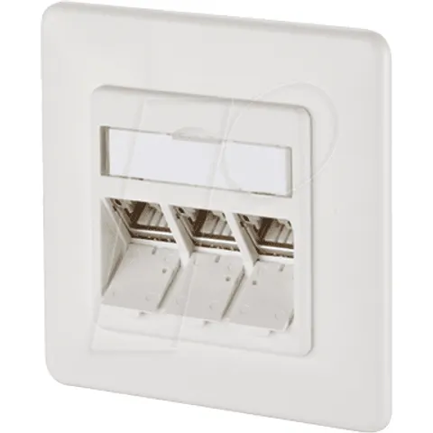 METZ CONNECT BTR 1309131002-E - módulo E-DAT 3 Port UP Cat.6a blanco puro – imagen 2