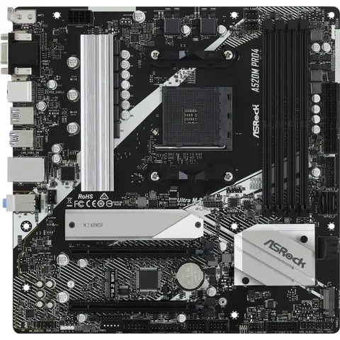 ASRock Placa Base A520M Pro4 – imagen 1