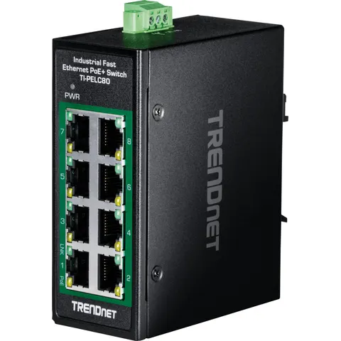 TRENDNET TRN TI-PELC80 - Switch, 5 puertos, Fast Ethernet, PoE+ – imagen 2