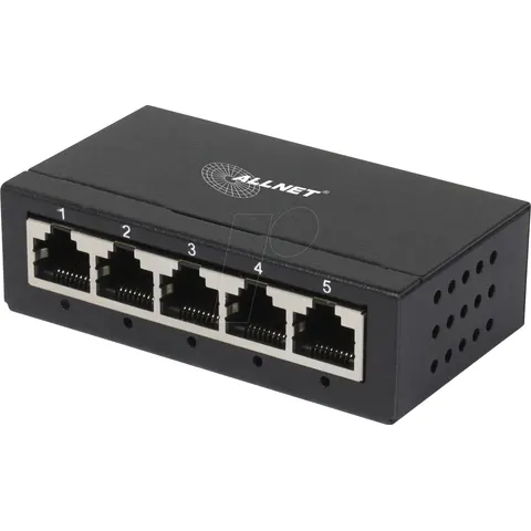 ALLNET ALLSG805 - Switch, 5 puertos, Gigabit Ethernet – imagen 2