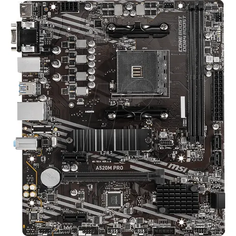 MSI Placa Base A520M PRO – imagen 4