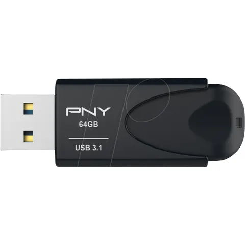 PNY Attaché 4 64GB - USB Type-A - Negro – imagen 4