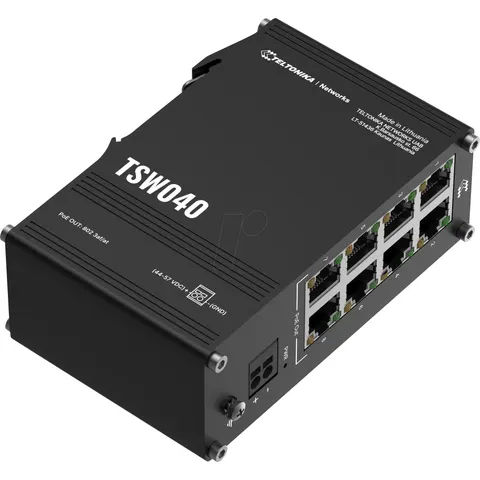TELTONIKA TSW040 - Switch, 8 puertos, Fast Ethernet, PoE+ – imagen 2