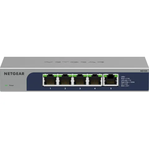 NETGEAR MS105 - Switch, 5 puertos, 2,5 Gigabit Ethernet – imagen 2