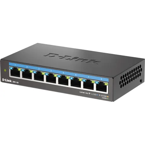 D-LINK DMS-108 - Switch, 8 puertos, 2,5 Gigabit Ethernet – imagen 4