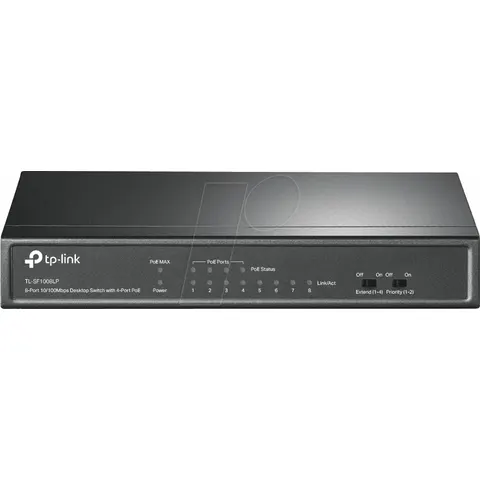 TP-LINK TPLINK SF1008LP - Switch, 8 puertos, Fast Ethernet, PoE – imagen 2
