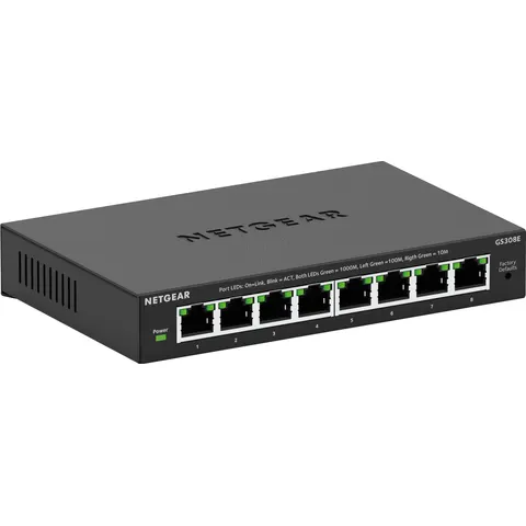 NETGEAR GS308E-4 - Switch, 8 puertos, Gigabit Ethernet – imagen 3