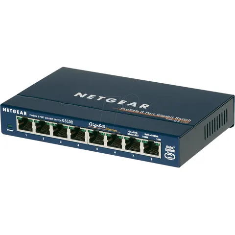 NETGEAR GS108 - Switch, 8 puertos, Gigabit Ethernet – imagen 4