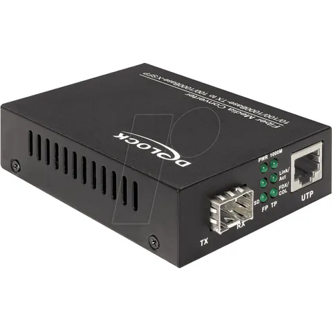 DELOCK 86110 - Convertidor multimedia, Gigabit Ethernet, SFP – imagen 2