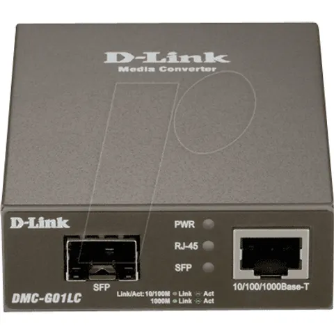 D-LINK DMC-G01LC - Convertidor multimedia, Gigabit Ethernet, SFP – imagen 3
