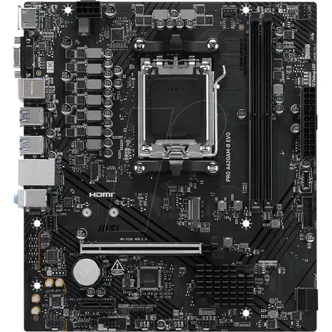 MSI Placa Base A620AM-B EVO PRO – imagen 2