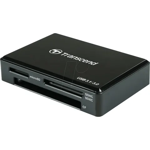 TRANSCEND TS-RDC8K - Card Reader, External, USB 3.1, Type-C, SD, MicroSD, Compact Fla – imagen 2