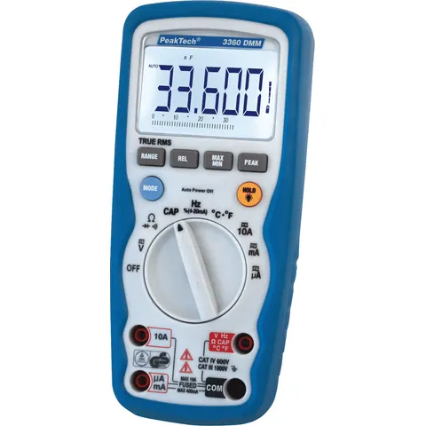 PEAKTECH 3360 - Multímetro, digital, 40 000 recuentos, TRMS – imagen 2