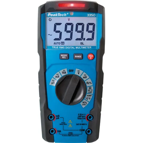 PEAKTECH 3350 - Multímetro, digital, 6000 cuentas, TRMS, auto-rango – imagen 2