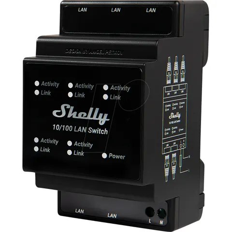 SHELLY LANSWITCH - Conmutador de red Shelly – imagen 2