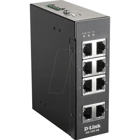 D-LINK DIS100E8W - Conmutador, 8 puertos, FastEthernet – imagen 2
